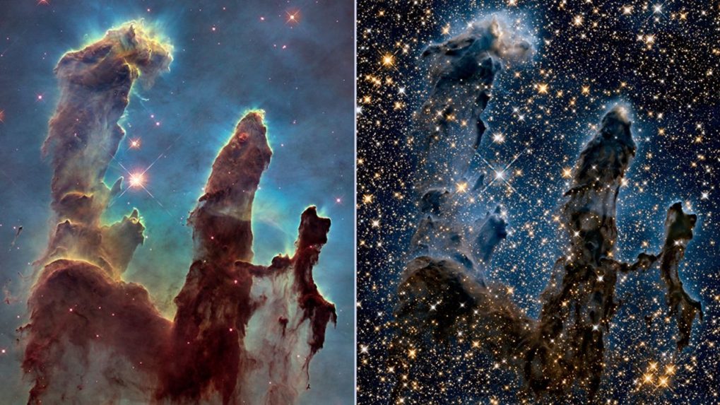 Nasas James Webb Telescope Captures Pillars Of Creation Look These Stunning Images
