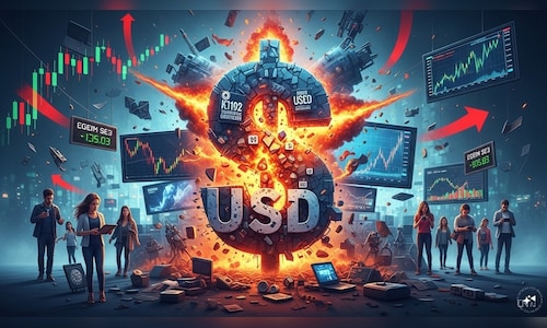 US Dollar Fall: अमेरिकी डॉलर बिकवाली का तूफान, गिरावट पर रिकॉर्ड दांव लगाए, बाजार में घबराहट चरम पर