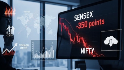 Indian Stock Market Plunges 700 Points: FII Selling, US Tariffs & Global Cues Blamed