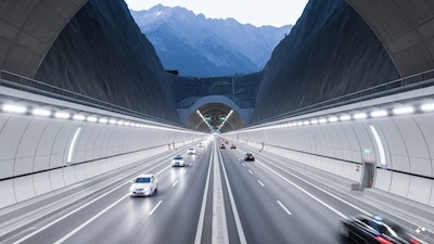 World Longest Expressway Tunnel Tianshan Shengli tunnel