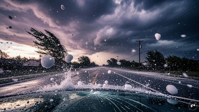 heavy rain alert Weather Update Latest News hailstorm alert