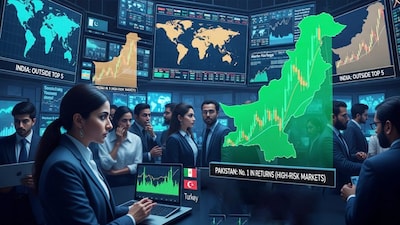 Pakistan Tops High-Risk Markets in 2025 Stock Surge; India Misses Top 5