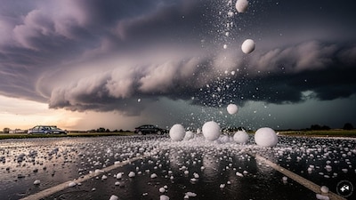 Weather Update Latest News, Heavy Rain Alert, Cyclonic Circulation, Hailstorm alert