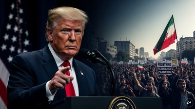 Donald Trump Warning on Iran protest news
