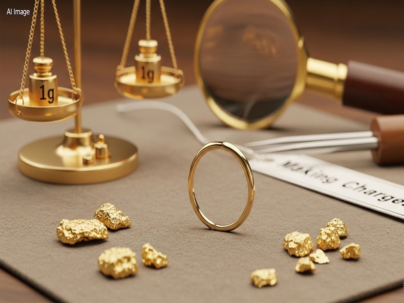 जर तुम्हाला कमी बजेटमध्ये सोन्याची अंगठी बनवायची असेल, तर 1 ग्रॅम सोने हा एक चांगला पर्याय ठरू शकतो. मात्र 1 ग्रॅम सोन्यात नेमकी कशी अंगठी तयार होईल आणि एकूण किती खर्च येईल, हे समजून घेणे महत्त्वाचे आहे. जर तुम्हाला कमी बजेटमध्ये सोन्याची अंगठी बनवायची असेल, तर 1 ग्रॅम सोने हा एक चांगला पर्याय ठरू शकतो. मात्र 1 ग्रॅम सोन्यात नेमकी कशी अंगठी तयार होईल आणि एकूण किती खर्च येईल, हे समजून घेणे महत्त्वाचे आहे.
