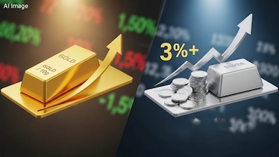 सोना स्थिर, चांदी में 3% से अधिक की उछाल; अमेरिकी व्यापार नीति की अनिश्चितता का असर.