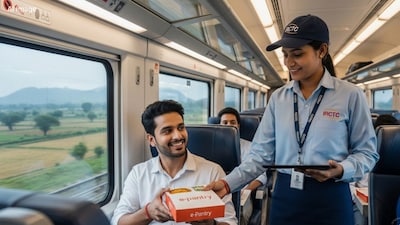 IRCTC की ई-पेंट्री सेवा को यात्रियों का जबरदस्त समर्थन, 65,000 से अधिक बुकिंग.
