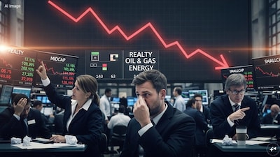 सेक्टोरल मोर्चे पर रियल्टी, तेल-गैस और एनर्जी शेयरों में भी बिकवाली का दबाव रहा है. मिडकैप और स्मॉलकैप शेयरों में भी कमजोरी देखने को मिली, जिससे बाजार की धारणा पर नकारात्मक असर पड़ा.