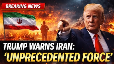 ट्रंप की ईरान को चेतावनी: हमला किया तो मिलेगा अभूतपूर्व जवाब
