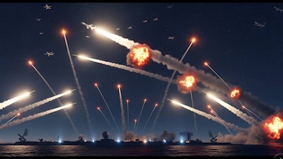 Iran Unleashes Missile & Drone Barrage on Bahrain, Qatar; US Airbase Targeted