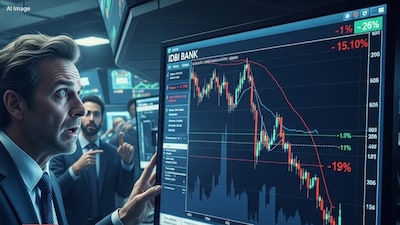 IDBI Bank Shares Plunge 19% in 2 Days, ₹18,900 Crore Market Cap Wiped Out