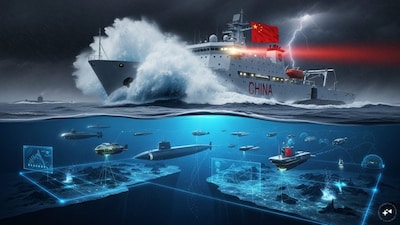 अमेरिका-ईरान जंग के बीच चीन की बड़ी चाल, समुद्र के नीचे कर रहा है युद्ध की तैयारी.