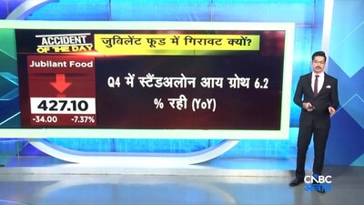Jubilant FoodWorks: अचानक गिरा शेयर, लगा लोअर सर्किट, 1 साल में 38% की गिरावट.