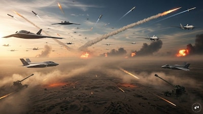 ईरान युद्ध में अमेरिका का अभूतपूर्व मिसाइल हमला, इराक युद्ध के रिकॉर्ड तोड़े.