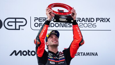 Aprilia makes history with stunning top-4 sweep in MotoGP as Marco Bezzecchi wins