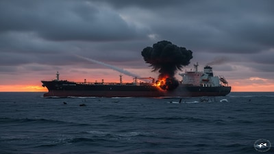 Crude Oil Tanker Attack