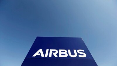 The logo of Airbus Group is seen on the company's headquarters building in Toulouse, Southwestern France, April 18, 2017.  REUTERS/Regis Duvignau/Files