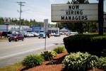 US employers scaled back hiring in April but still added 175,000 jobs in the face of higher rates