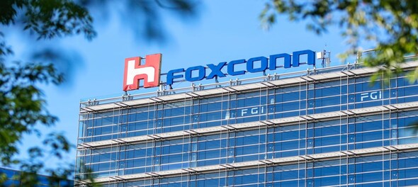 An image showing the exterior of the Foxconn factory in Tamil Nadu, India.