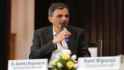 Anantha Nageswaran, Chief Economic Advisor | (Image: @UNDP_India/Twitter)