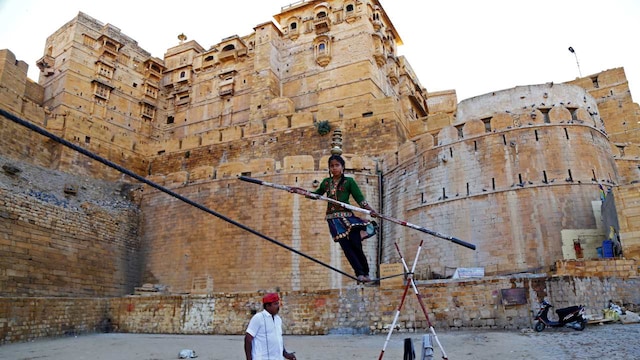 No 3. Destination: Jaisalmer, Rajasthan | Flights starting from: ₹9,898 | Jaisalmer, the golden city of Rajasthan, offers a unique desert experience with its stunning forts and beautiful havelis. Known for its rich culture and historical charm, it’s an affordable and unforgettable destination for adventure and history lovers. No 3. Destination: Jaisalmer, Rajasthan | Flights starting from: ₹9,898 | Jaisalmer, the golden city of Rajasthan, offers a unique desert experience with its stunning forts and beautiful havelis. Known for its rich culture and historical charm, it’s an affordable and unforgettable destination for adventure and history lovers.