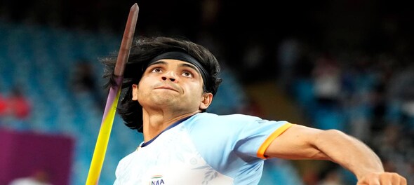 Neeraj Chopra Secures Gold in Federation Cup Ahead of Paris Olympics 2024.