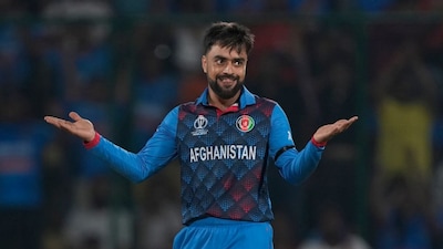 Rashid Khan holds the key with the ball for the Afghans (Image Source: Reuters)