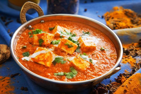 Rank 34. Shahi Paneer | Fit for royalty, Shahi Paneer entices with its creamy tomato-based gravy and tender chunks of paneer, enriched with aromatic spices and a touch of decadence.