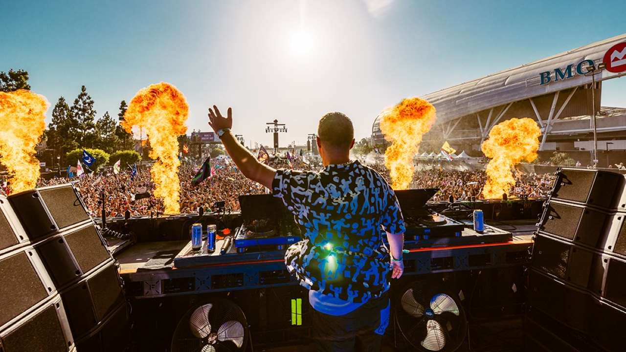 No 2. Hard Summer Music Festival: The Hard Summer Music Festival takes place in Hollywood Park in Los Angeles and is mostly focused on electronic music. (Image: Hard Summer)
