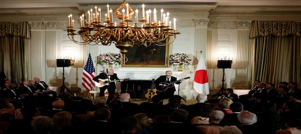 Jamie Dimon, Tim Cook, Jeff Bezos attend Joe Biden’s state dinner for ...