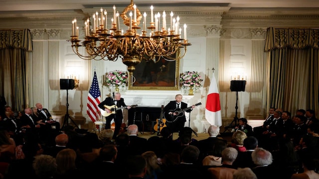 Jamie Dimon, Tim Cook, Jeff Bezos attend Joe Biden’s state dinner for ...