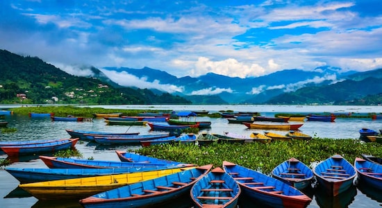 No 5. Pokhara |  known as the gateway to the Annapurna region, enchants travelers with its stunning lakes, serene valleys, and panoramic mountain views, offering a myriad of outdoor adventures and leisure activities. Whether boating on Phewa Lake, paragliding over the majestic Himalayas, or trekking to the nearby viewpoints, Pokhara promises unforgettable experiences amidst nature's splendor, making it a must-visit destination for adventure seekers and nature enthusiasts. (Image: Shutterstock)