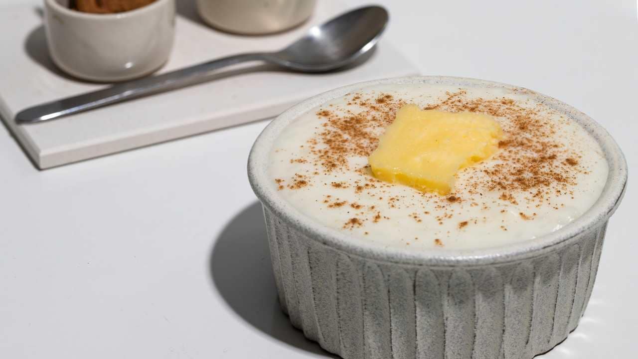 No 6. Dish: Risengrod | Popular in: Denmark | A Danish rice pudding, Risengrod delights with its comforting simplicity, often enjoyed during the festive season, served cold and adorned with cinnamon and a dollop of fruit compote. Risengrod