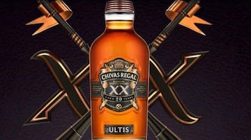 Chivas Ultis XX | Price in Mumbai: ₹21,200: This spirit is an uncompromising and visionary expression Of Chivas' inimitable style. Chivas Ultis XX, aged for 20 years, is an outstanding blended Malt Whisky that honours and pays tribute to the strength of the vision, commitment and mastery of five generations of blending excellence. Chivas' exceptional single grain adds to the complexity and flavour of the malts. These Malts’ distilleries are located across Speyside in Scotland which is famed for its microclimate ideal for whisky-making.  