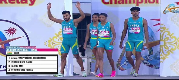 India's 4x400m Mixed Relay Team Clinches Gold at Asian Relay Championships but Misses Paris Olympics Qualification.