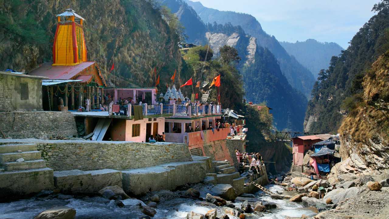 The doors of Yamunotri dham located in Uttarkashi district were also opened for the devotees at 7 am. Thousands of devotees were present at the temple premises chanting 'Jai Maa Yamuna' as its doors opened. (Image: Shutterstock)