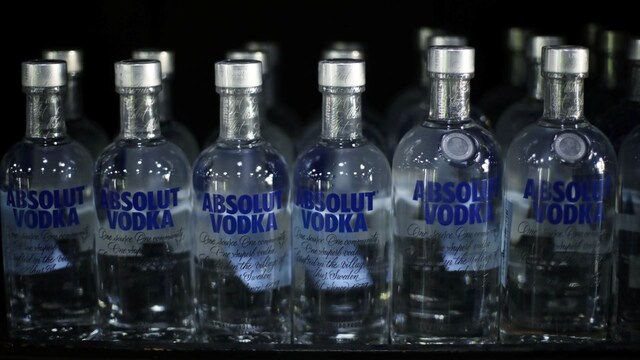 2. Absolut | Absolut is a premium vodka brand from Sweden, renowned worldwide for its distinctive flavour and clean finish. In India, it is appreciated by those seeking a high-quality vodka experience, often enjoyed neat or in sophisticated cocktails. Absolut is also known for its iconic bottle design and various limited-edition flavours. (Image: Reuters)