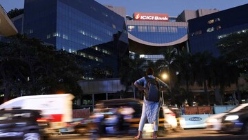 No 6. ICICI Bank | Profit for FY 2024: ₹44,256 crore | ICICI Bank, the second-largest private lender, reported a 30% rise in its FY24 net profit to Rs 44256 crore. According to analysts, the Bank firmly remains on a path to deliver 18.5% average return on equity (RoE) over the next two years, aided by asset quality being in good shape and continued growth momentum. (Image: Reuters)