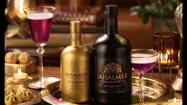 10. Jaisalmer Indian Craft Gin | Type of alcohol: Gin | Price: ₹3,700 | Jaisalmer Gin embodies the regal spirit of Rajasthan, crafted in the heart of India’s desert state. Infused with traditional Indian botanicals like lemongrass, Darjeeling tea leaves, and coriander, this gin offers a smooth yet aromatic profile that stands out on the global stage. The gin was acclaimed in 2023 for its innovative balance of native Indian flavours, earning widespread recognition, including multiple accolades at international spirit competitions. Its rise in the world of craft gins reflects India's burgeoning presence in premium gin production, making Jaisalmer a must-try for gin aficionados worldwide.