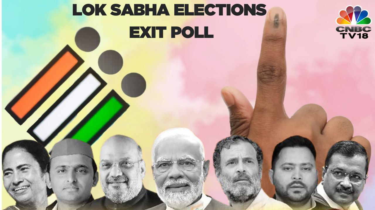 Exit Poll 2024 Highlights NDA predicted to win 355370 seats, INDIA