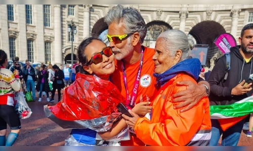 International Day of Yoga: Milind Soman and family say, 'Keep Moving ...