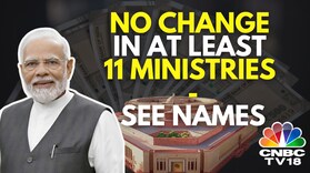 11 ministers in the new Modi cabinet who continue to head the same ministries as before