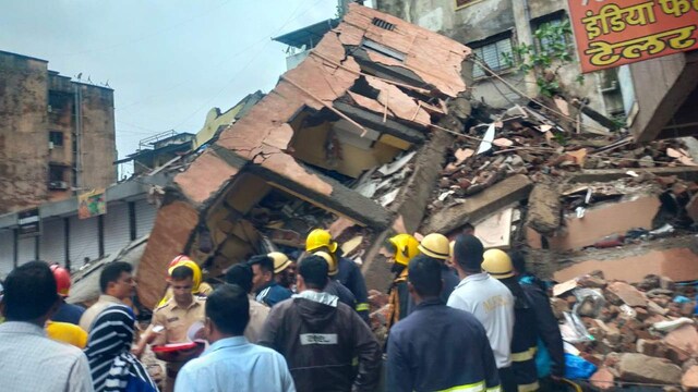 3 storey building collapses in Navi Mumbai, several feared trapped ...