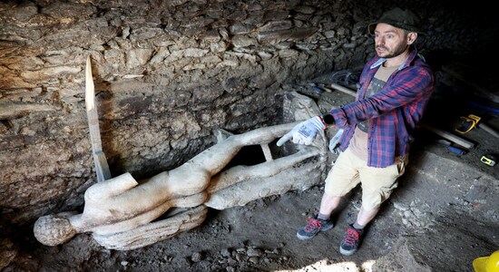 Bulgarian Archaeologists Unearth Over 6-foot Tall Statue Of Greek God 