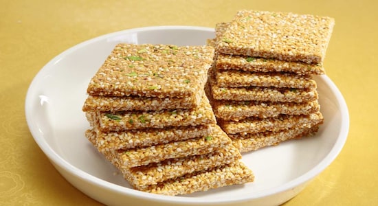 No 2. Gajak: The traditional Indian dessert is made from sesame seed and jaggery. It has received a low rating for its hard-to-bite texture and excessively sweet taste, which can be too intense for those not accustomed to sugary flavours. (Image: Shutterstock)