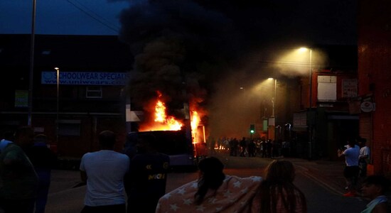 Rioters burnt buses and police vehicles on the streets of Leeds, a city in the northern English county of Yorkshire. The nerve centre of the Leeds riots is reportedly the Harehills area and it's a “serious public order incident,” the West Yorkshire Police said in an official media release. Image: Reuters