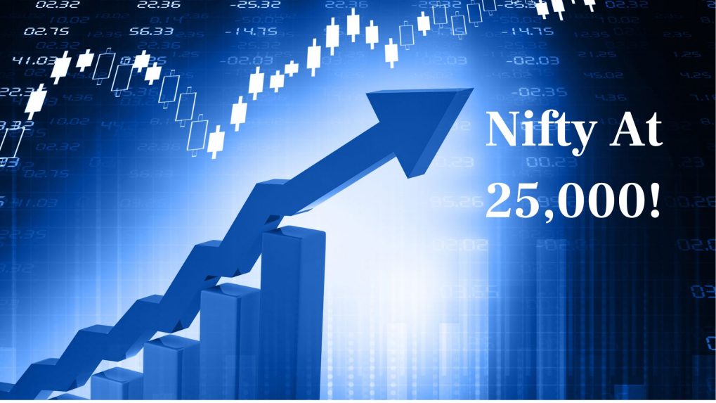 Cnbc Tv18 Sensex Today Bajaj Finance Nifty Scales 25,000 In What