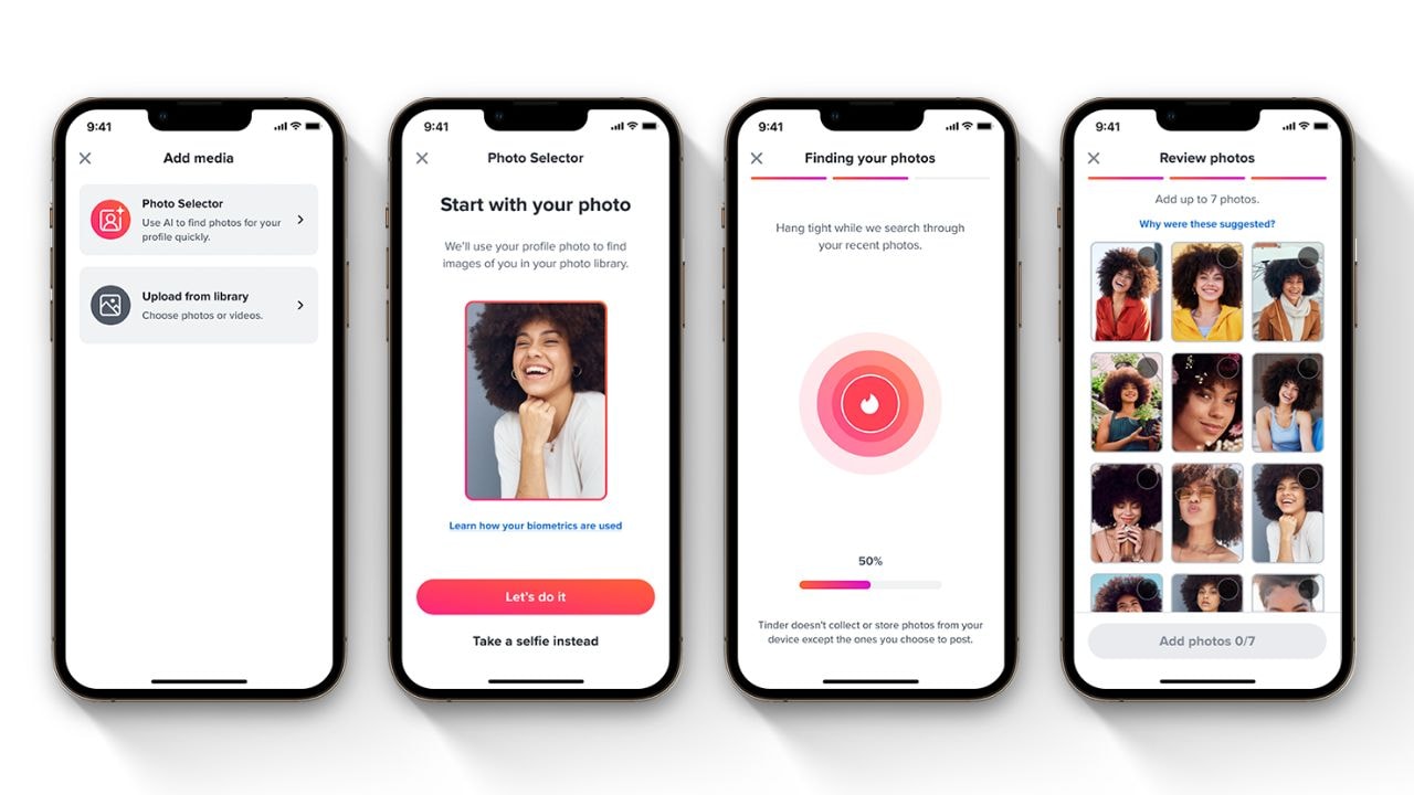 Tinder Launches Feature to Curate Profile Photos From Your Gallery