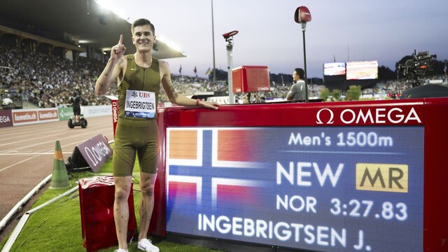 Jakob Ingebrigtsen Shatters 28-Year 3,000-Meter World Record by Over 3 Seconds.