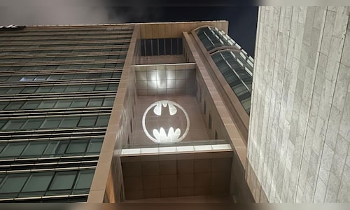 Batman Anniversary: ​​Bat-Signal lights up in Mumbai as fans celebrate the Dark Knight